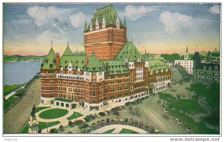 Québec - Château Frontenac - 1952 - L. Audet - Voyagée - Animée - Québec - Château Frontenac