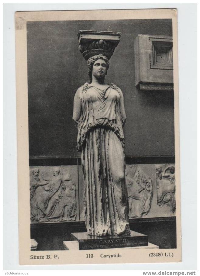 Caryatide  - Musee Royaux D'art Et D'histoire - Bruxelles - Museen