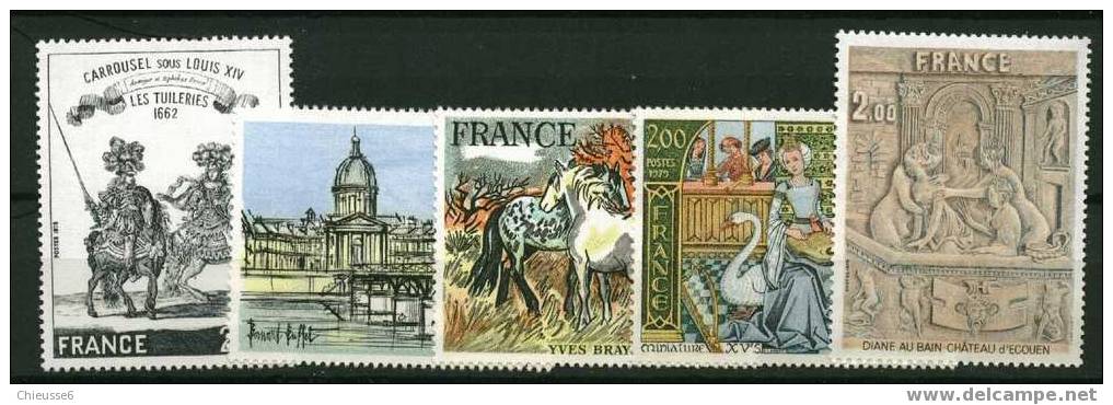 France Tableaux ** De 1977 à 1979 - Collections