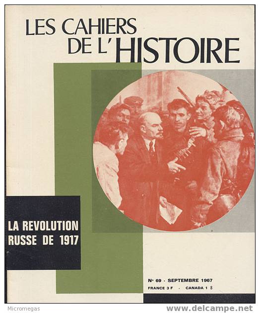 Les Cahiers De L´histoire : La Révolution Russe De 1917 - Geschiedenis