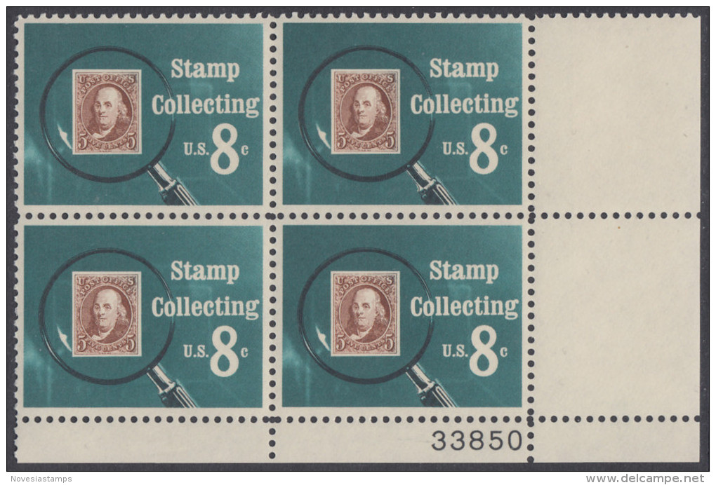 !a! USA Sc# 1474 MNH PLATEBLOCK (LR/33850) (Gum Slightly Damaged) - Stamp Collecting - Neufs