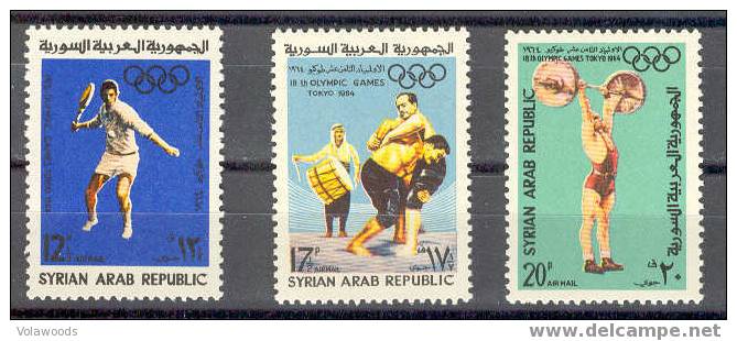Siria - Serie Completa Nuova: Olimpiadi Di Tokyo - Ete 1964: Tokyo
