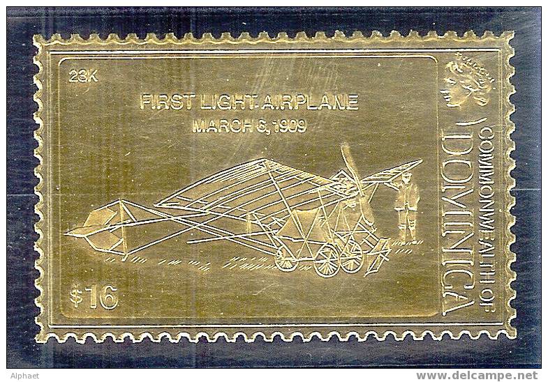 GOLDFOIL "FIRST LIGHT AIRPLANE", MARCH 6, 1909 - Dominique (1978-...)