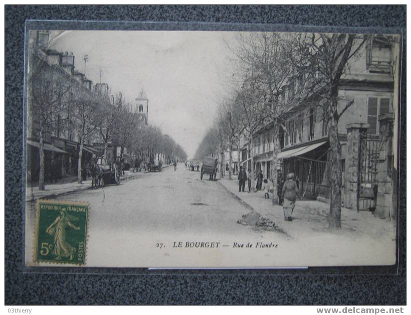 CPA-93-LE BOURGET-RUE DE FLANDRE- - Le Bourget