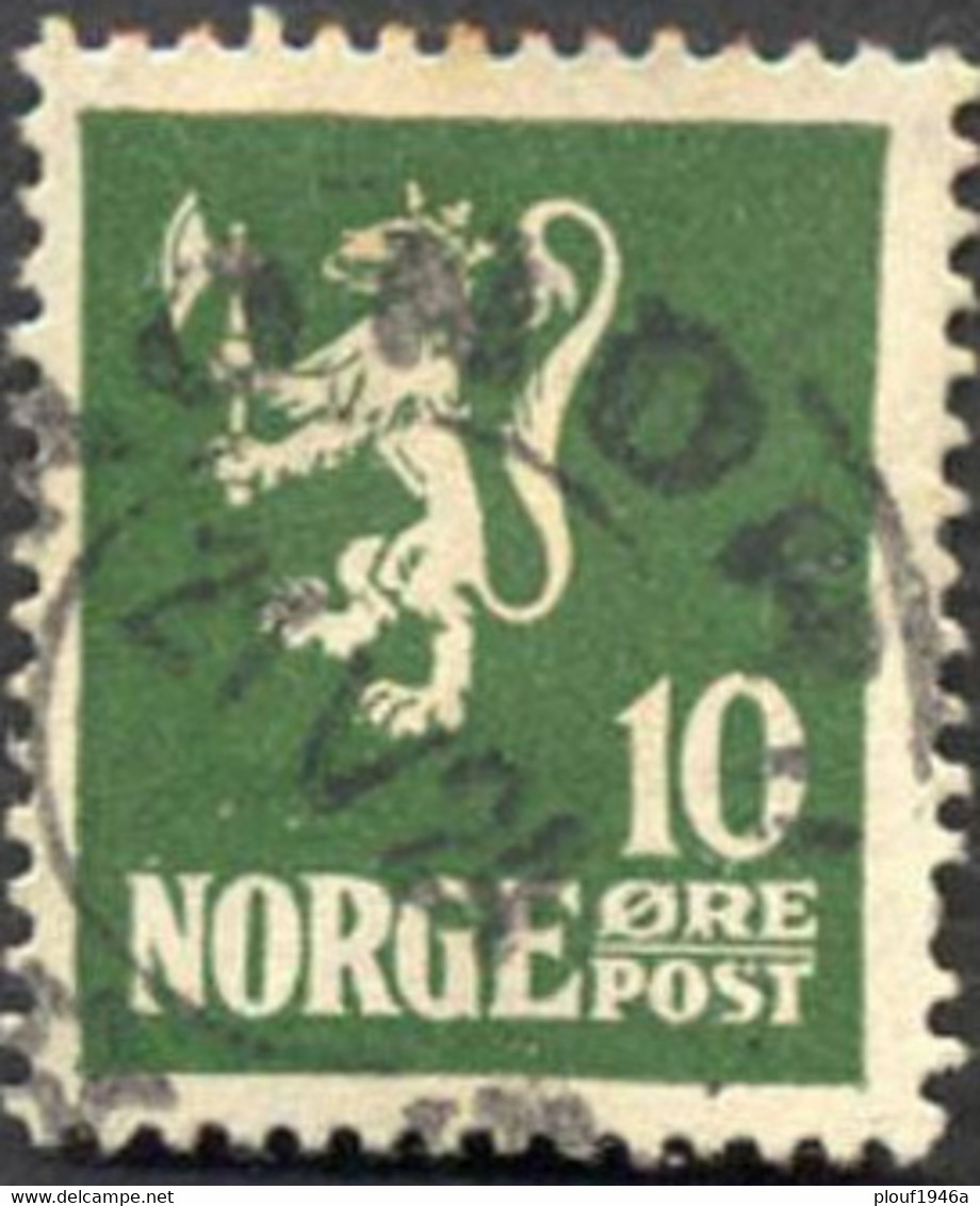 Pays : 352,02 (Norvège : Haakon VII)  Yvert Et Tellier N°:    97 (o) - Oblitérés