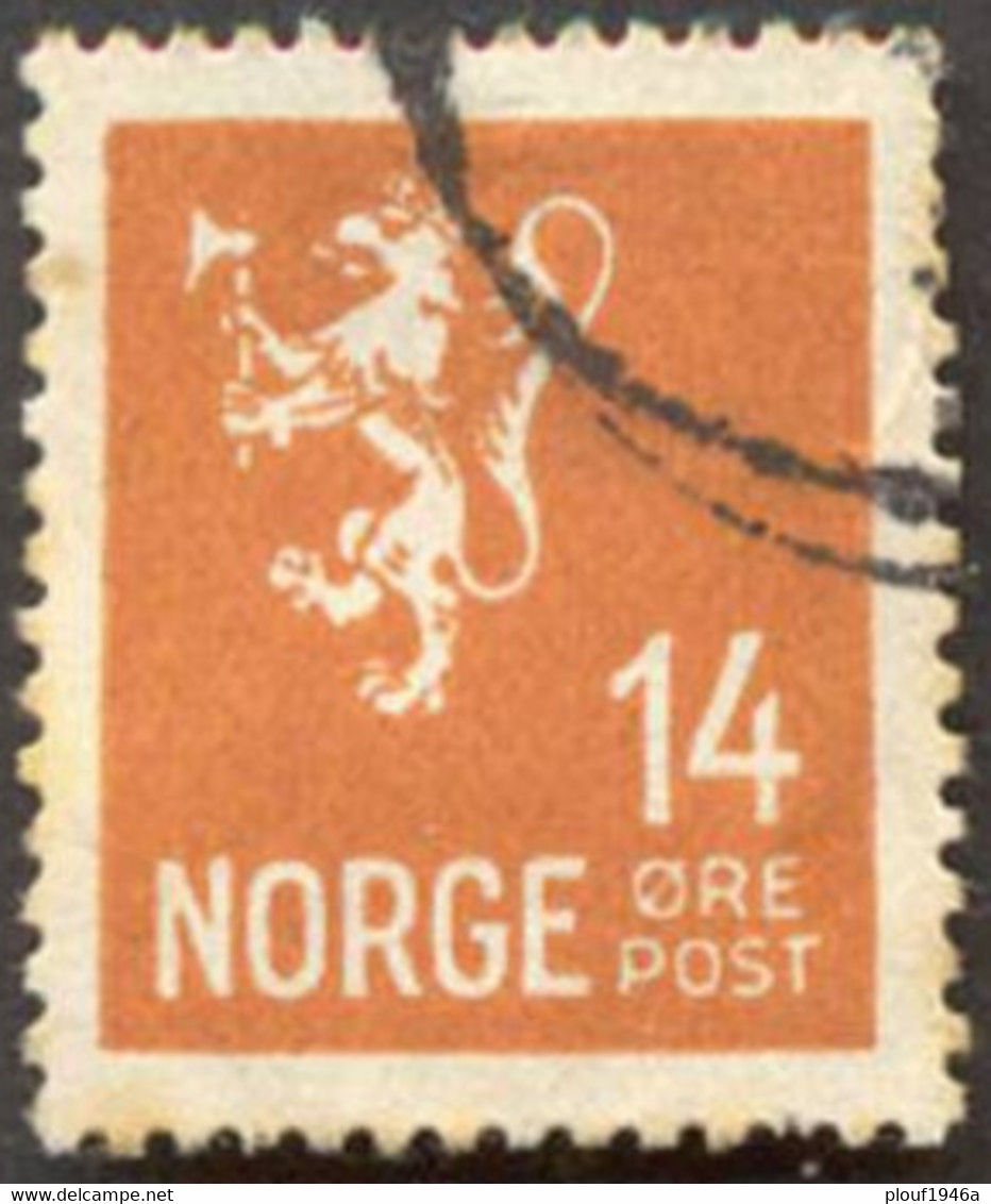 Pays : 352,02 (Norvège : Haakon VII)  Yvert Et Tellier N°:   112 A (o) - Oblitérés