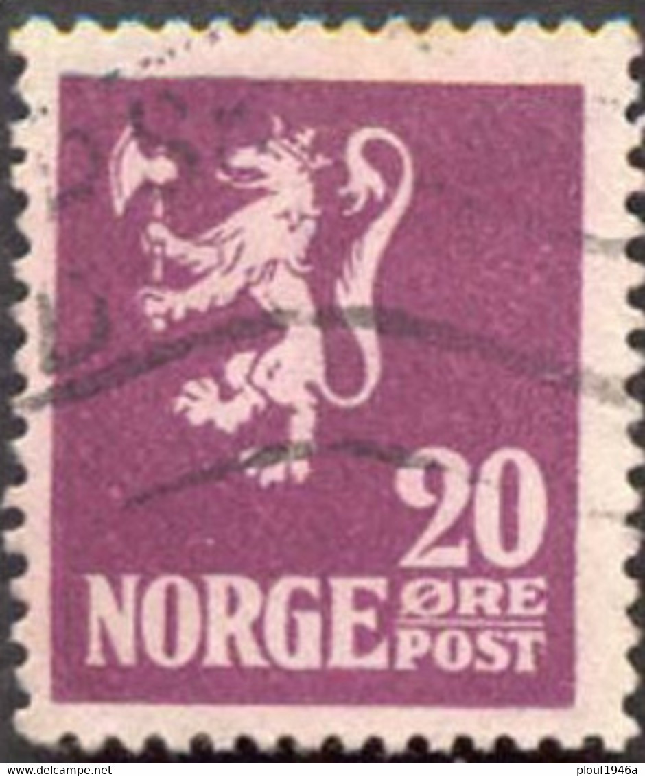 Pays : 352,02 (Norvège : Haakon VII)  Yvert Et Tellier N°:    98 (o) - Oblitérés