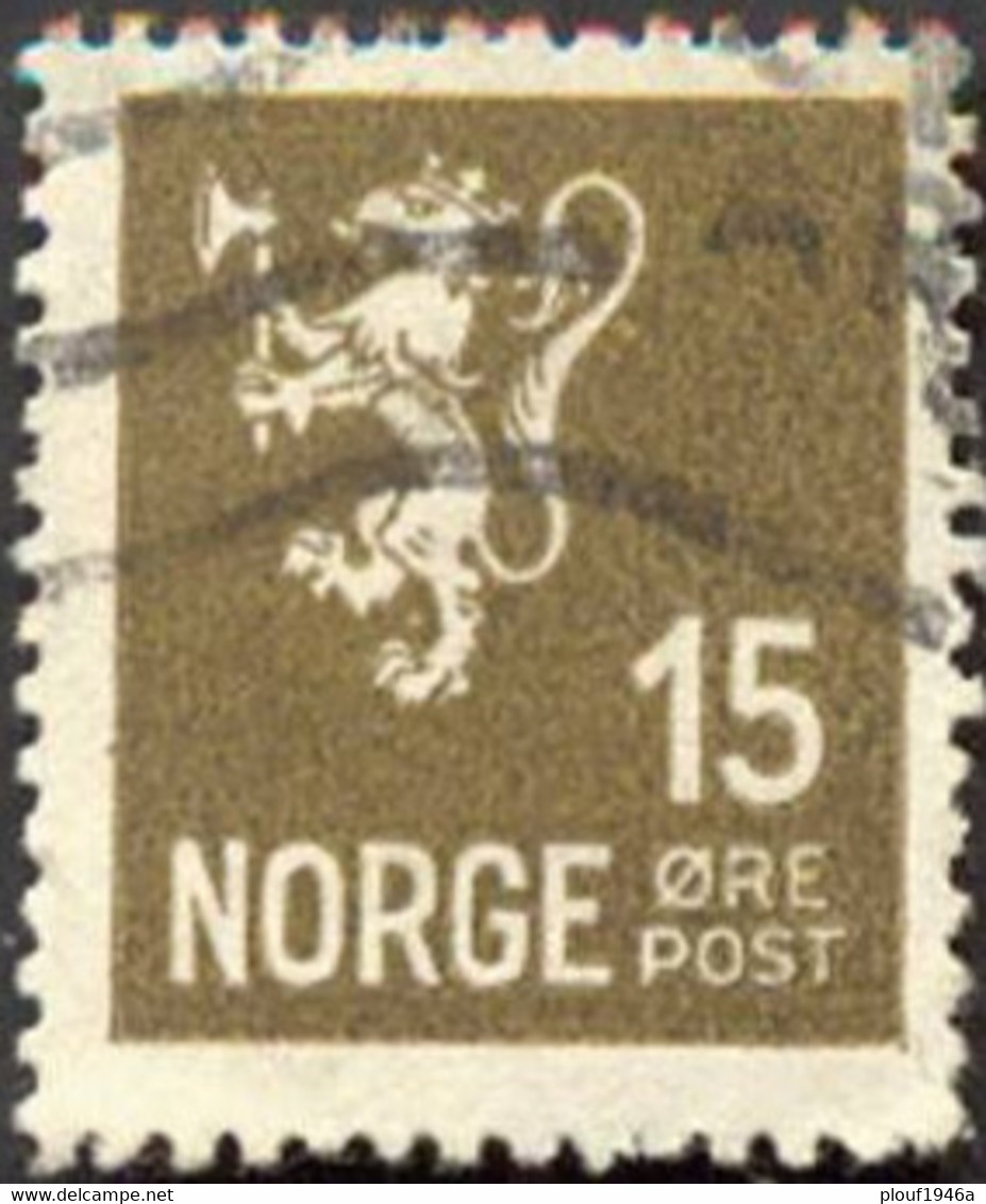 Pays : 352,02 (Norvège : Haakon VII)  Yvert Et Tellier N°:   113 (o) - Oblitérés