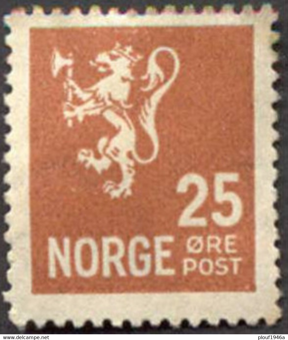Pays : 352,02 (Norvège : Haakon VII)  Yvert Et Tellier N°:   117 (o) - Used Stamps