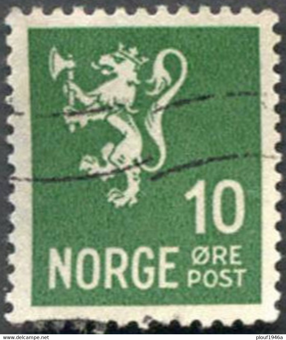 Pays : 352,02 (Norvège : Haakon VII)  Yvert Et Tellier N°:   173 (o) - Oblitérés