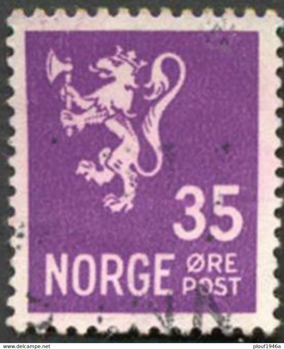 Pays : 352,02 (Norvège : Haakon VII)  Yvert Et Tellier N°:   232 (o) - Used Stamps