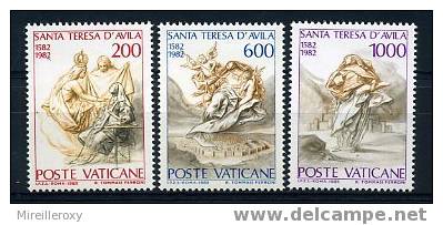 VATICAN / 731-733 / SAINTE THERESE RELIGION - Unused Stamps