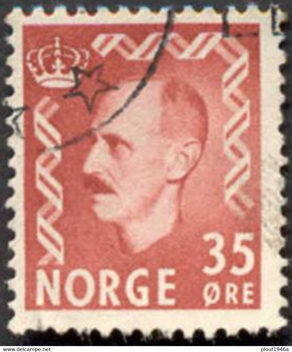 Pays : 352,02 (Norvège : Haakon VII)  Yvert Et Tellier N°:   327 (o) - Used Stamps