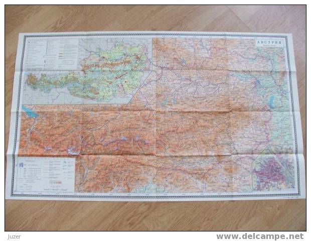 Map Of Austria (1986) - Mapas Geográficas