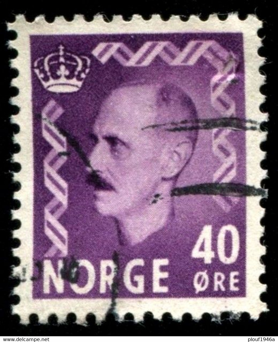 Pays : 352,02 (Norvège : Haakon VII)  Yvert Et Tellier N°:   363 (o) - Used Stamps
