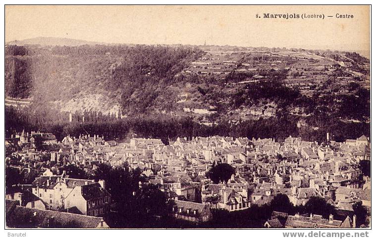 MARVEJOLS - Vue Panoramique. Le Centre - Marvejols