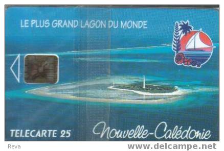 NEW CALEDONIA 25 U  AMADEE LIGHTHOUSE  LAGOON  MINT IN BLISTER NCL-16 500 ONLY !!!  SPECIAL PRICE !!! - Nuova Caledonia