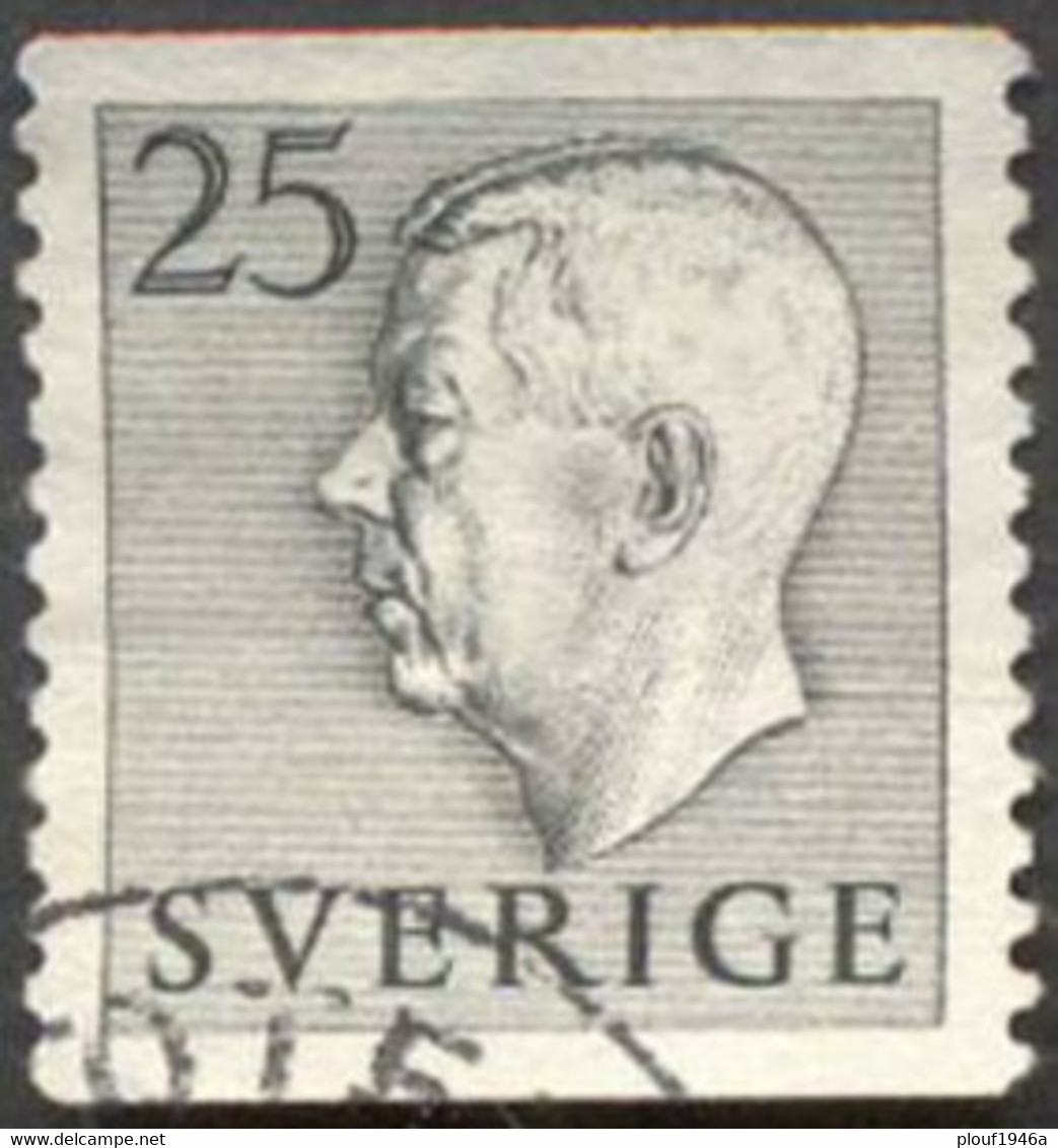Pays : 452,04 (Suède : Gustave VI Adolphe)  Yvert Et Tellier N° :  359 (o) - Oblitérés