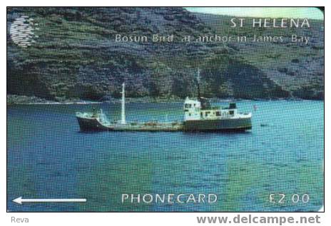 ST HELENA  2 L  BOSUM  BIRD  SHIP  SHIPS CODE: 5CSHD  STH-11  2000 ONLY !! READ DESCRIPTION - St. Helena Island