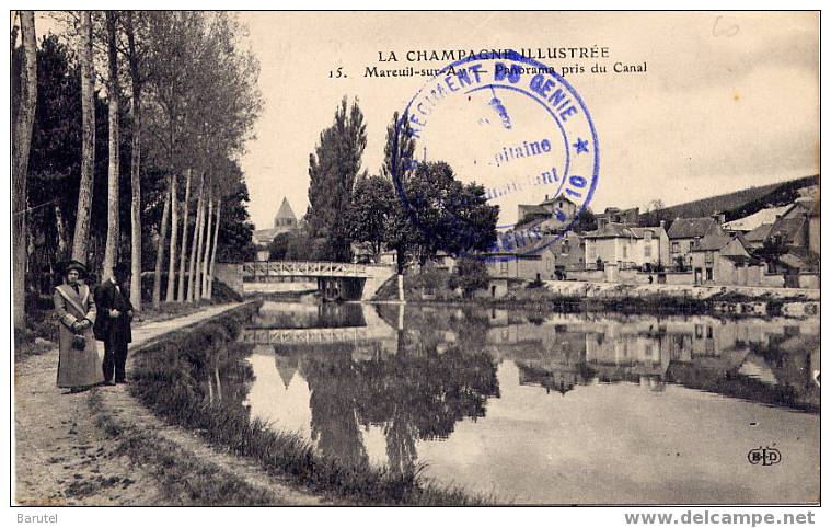 MAREUIL SUR AY - Panorama Pris Du Canal - Mareuil-sur-Ay