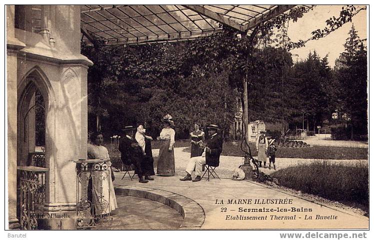 SERMAIZE LES BAINS - Etablissement Thermal. La Buvette - Sermaize-les-Bains