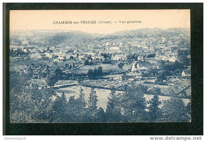 Chambon Sur Voueize - Vue Générale (éditeur Peu Lisible) - Chambon Sur Voueize