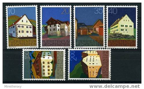 LICHTENSTEIN / 641-646 / BATIMENTS /  COUVENT / MUSEE - Ungebraucht