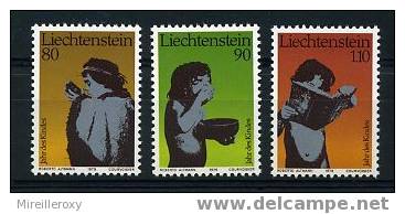 LICHTENSTEIN / 666-668 / ANNEE DE L ENFANT - Unused Stamps