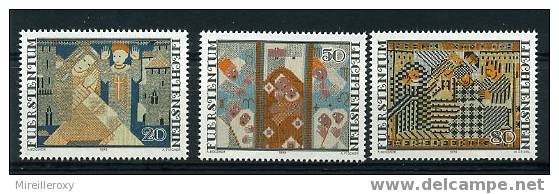 LICHTENSTEIN / 676-678 / NOEL / TAPISSERIE / ANNONCIATION - Unused Stamps