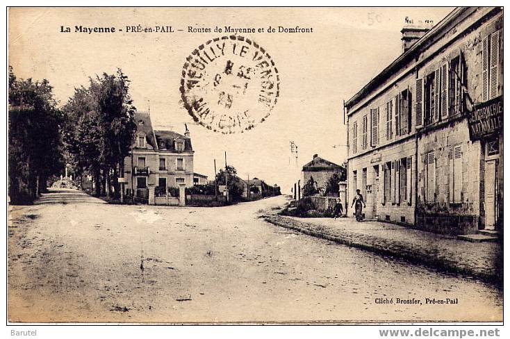 PRE EN PAIL - Routes De Mayenne Et De Domfront - Pre En Pail