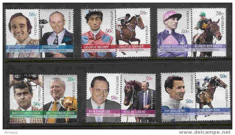 Australia-2007 Australian Horse Racing MNH Set - Nuevos