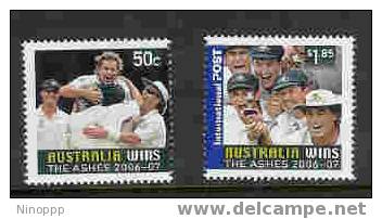 Australia-2007 Australia Wins The Ashes  Set - Mint Stamps