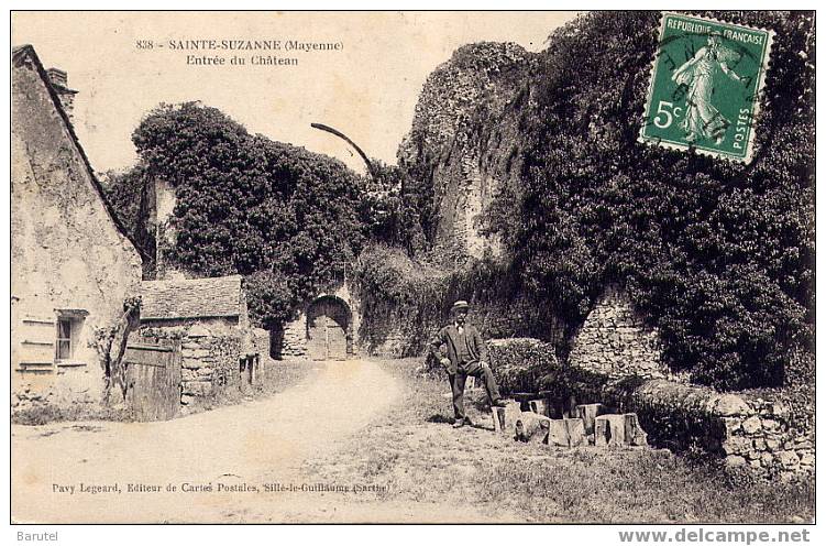 SAINTE SUZANNE - Entrée Du Château - Sainte Suzanne