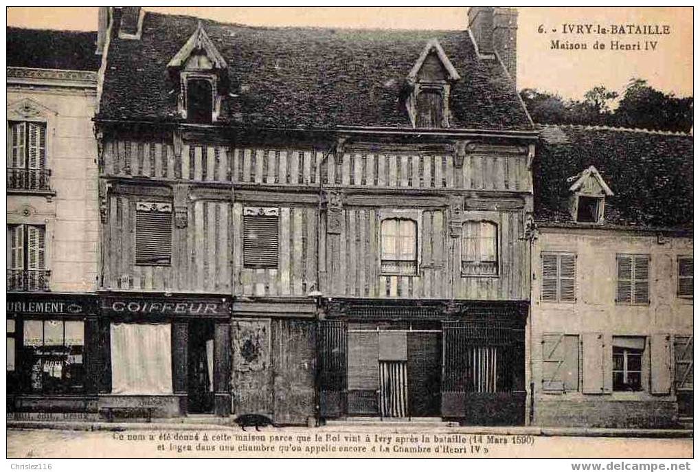27 IVRY LA BATAILLE Maison De Henri IV  Beau Plan - Ivry-la-Bataille
