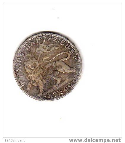 M 84 - BIRR 1889 ETHIOPIE - TRES RARE - - Aethiopien