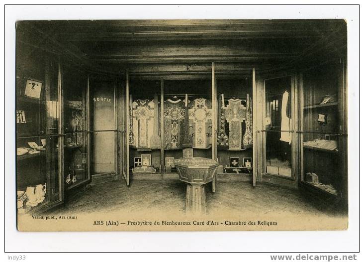 - ARS . PRESBYTERE DU BIENHEUREUX CURE D'ARS . CHAMBRE DES RELIQUES - Ars-sur-Formans