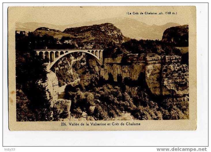 - VALLEE DE LA VALSERINE ET CRÊT DE CHALAME - Bellegarde-sur-Valserine