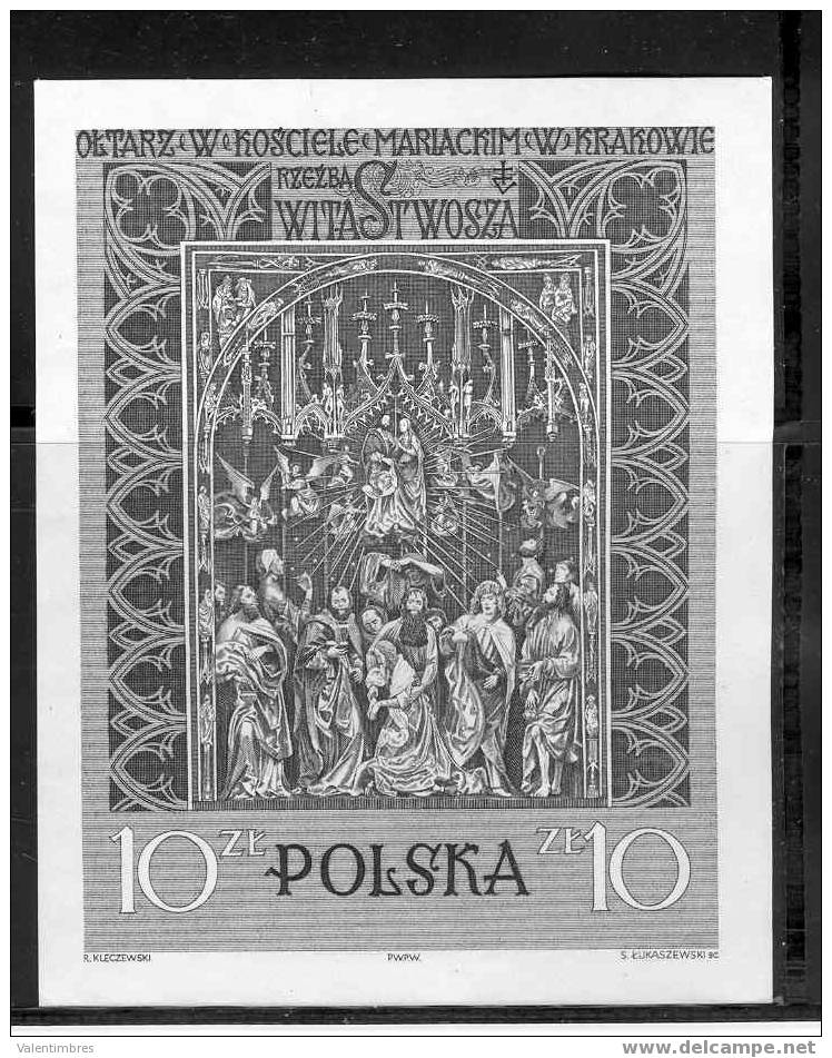 Pologne BF ** 25 Oeuvre D'art Tableau - Blocs & Hojas