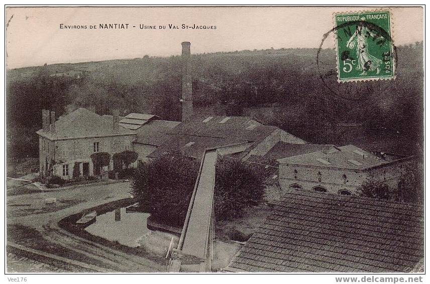 NANTIAT(87) / METIERS / INDUSTRIE / Usine Du Val Saint-Jacques - Nantiat