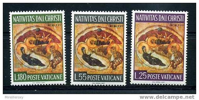 VATICAN / 476-478 / NOEL / NATIVITE/ PEINTURE - Neufs