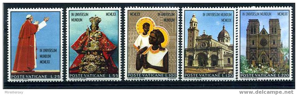 VATICAN / 513-517 / PAPE PAUL VI AUX PHILIPPINES ET AUSTRALIE - Neufs