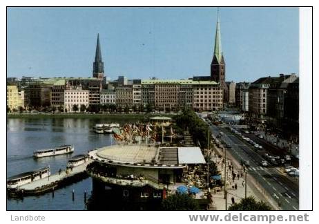 Hamburg Jungfernstieg Und Alsterpavillon - Altona