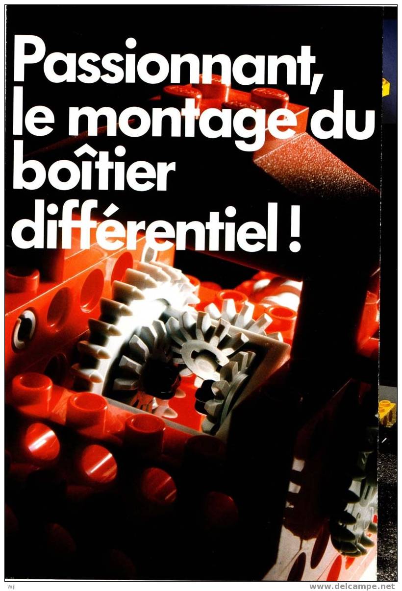 Feuillet Technic Français - Boîtier Différentiel - 1987 (excellent état) - Catálogos