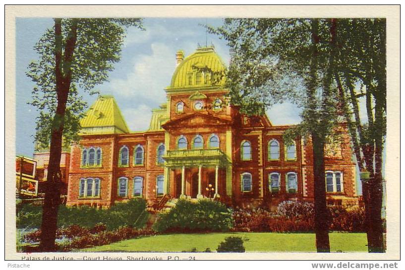 Sherbrooke - Québec - Vers 1945 - Palais De Justice - Court House - Jamais Utilisée - Sherbrooke