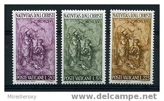 VATICAN / 463-465 / NOEL / NATIVITE / PEINTURE  SCORZELLY - Neufs