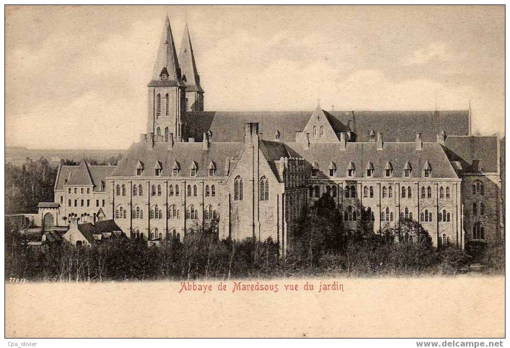 BEL MAREDSOUS Abbaye Vue Du Jardin, Ed ? 22023, Dos 1900 - Anhée