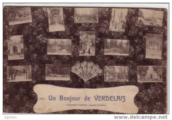Un Bonjour De VERDELAIS 1915 - Verdelais