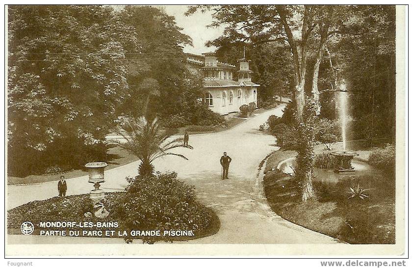 LUXEMBOURG:MONDORF-LES-BA INS:   Partie Du Parc Et Grande Piscine. - Mondorf-les-Bains