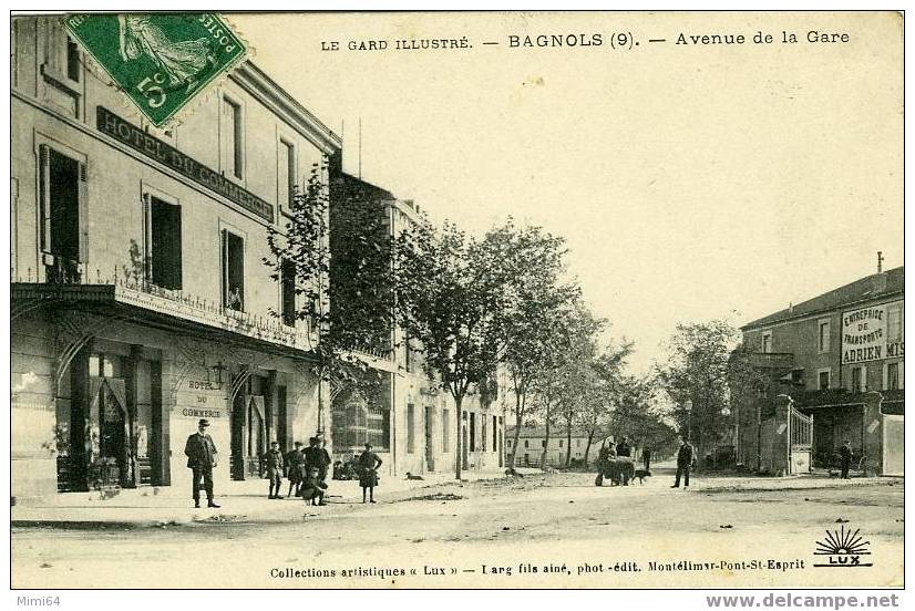 30 . BAGNOLS .  AVENUE DE LA GARE . - Bagnols-sur-Cèze