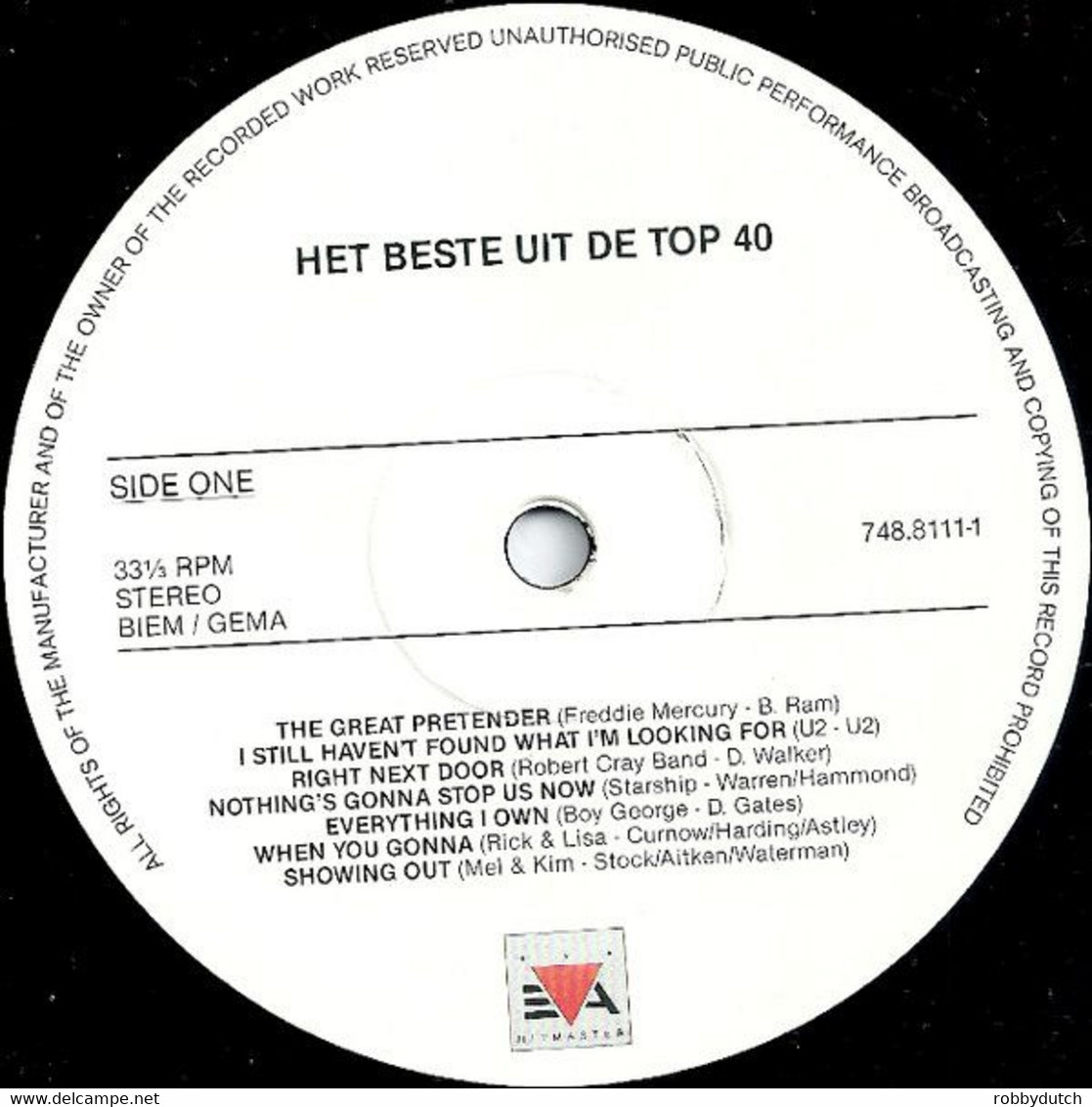 * 2LP * HET BESTE UIT DE TOP 40 VAN HET JAAR 1987 - VARIOUS ARTISTS - Compilations